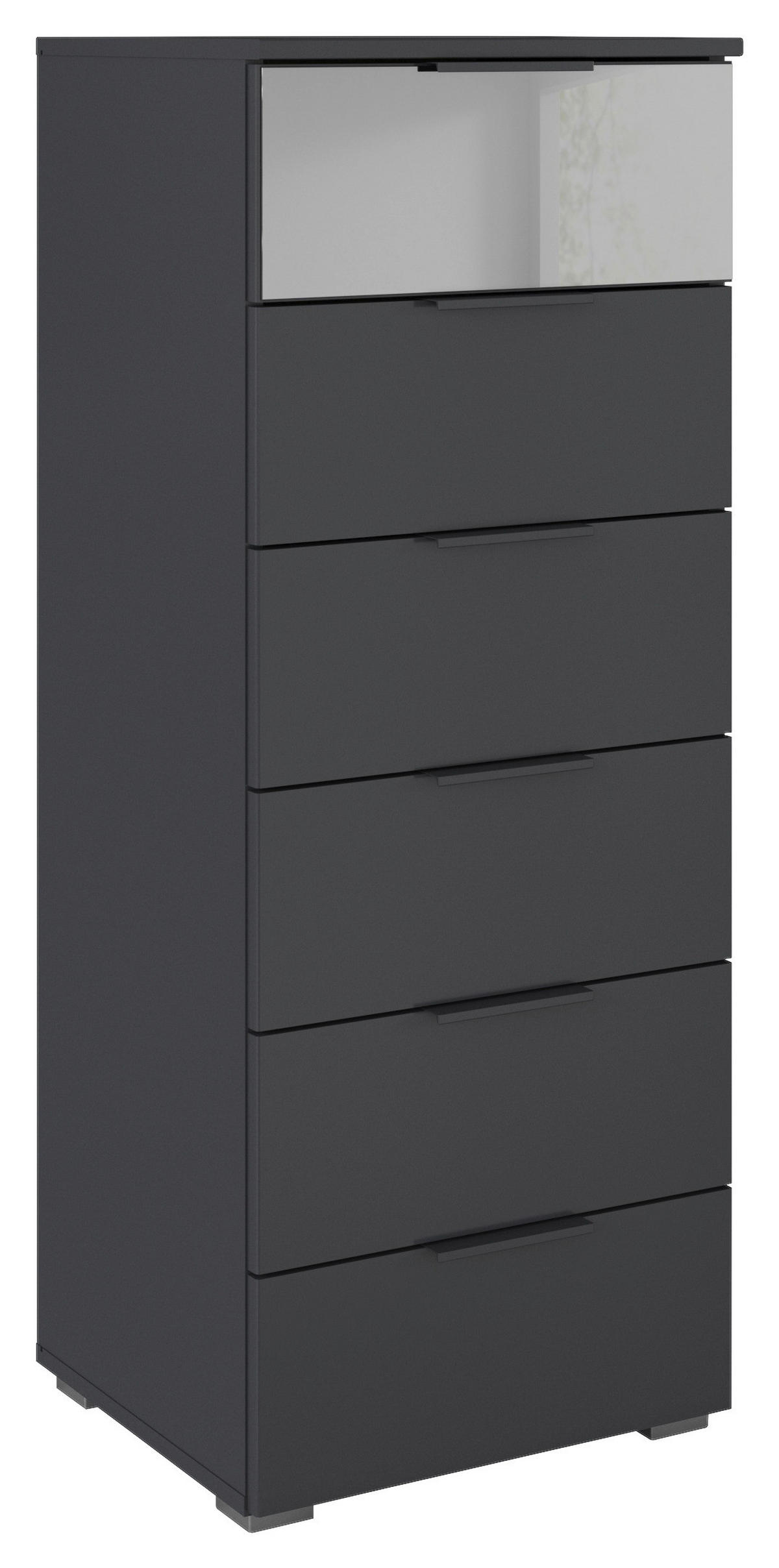 KOMMODE  in 47/119/42 cm  - Alufarben, MODERN, Glas/Holzwerkstoff (47/119/42cm) - Rauch Möbel