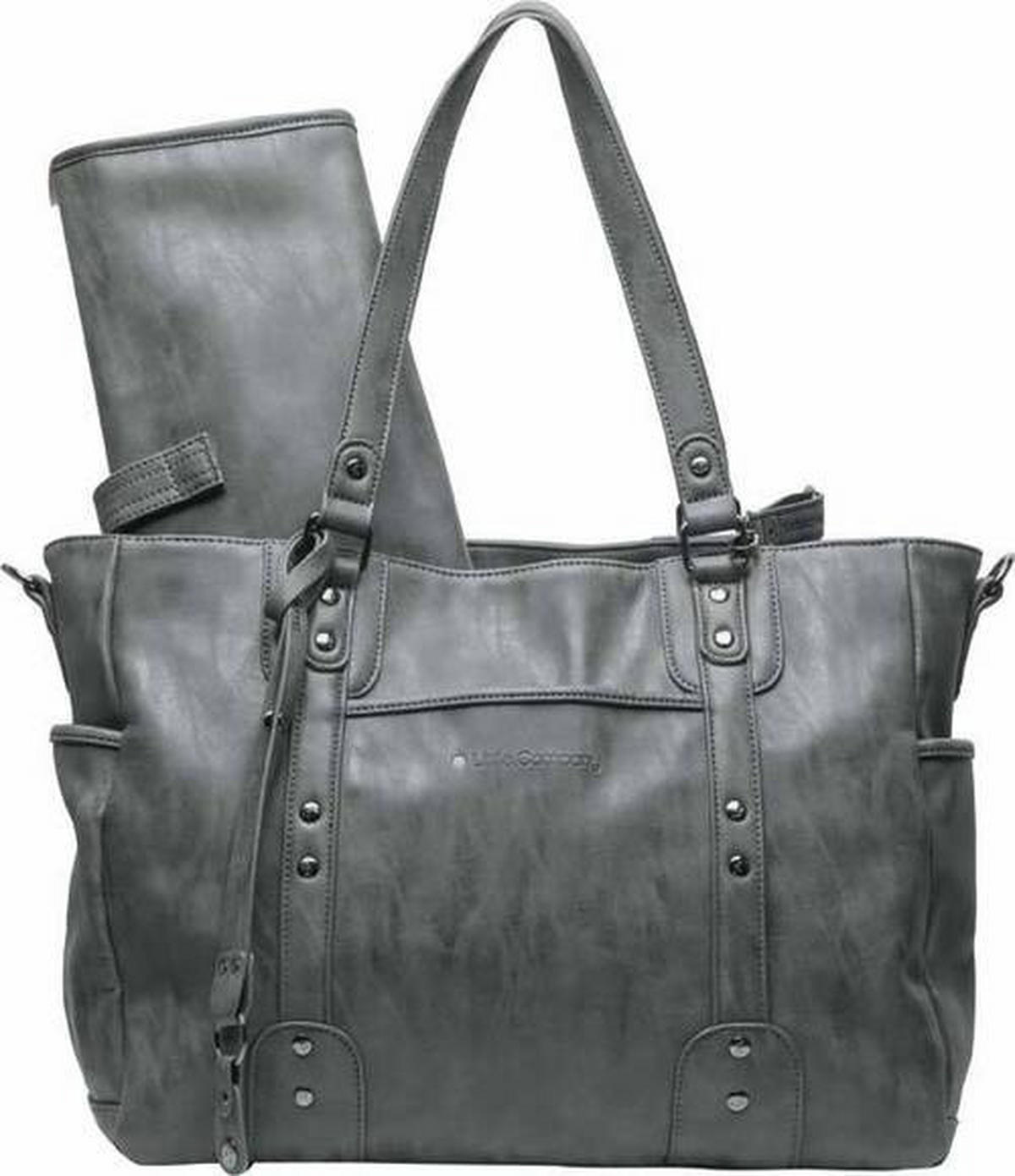 TORBA ZA PREVIJANJE  Little Company   - siva, Trend, tekstil/plastika (30/40/14cm)