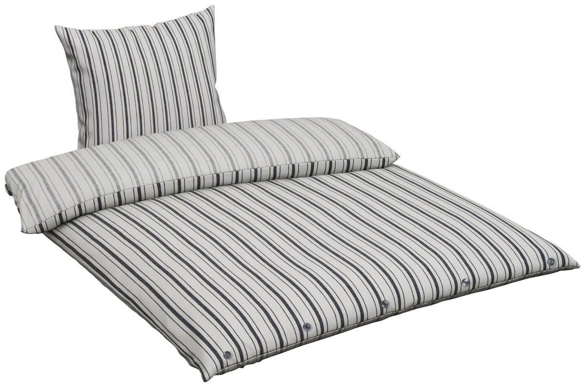 WENDEBETTWÄSCHE Biber 135/200 cm  - Taupe, KONVENTIONELL, Textil (135/200cm) - Dieter Knoll