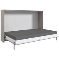 KLAPPBETT 120/200 cm,  in  in Weiß, Sahara,  - Weiß/Sahara, Design, Holz/Holzwerkstoff (120/200cm) - Carryhome