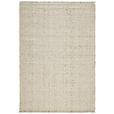 HANDWEBTEPPICH 70/130 cm Kärnten Weiß, Beige  - Beige/Weiß, Basics, Textil (70/130cm) - Linea Natura