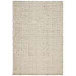 HANDWEBTEPPICH 70/130 cm Kärnten Weiß, Beige - Beige/Weiß, Basics, Textil (70/130cm) - Linea Natura