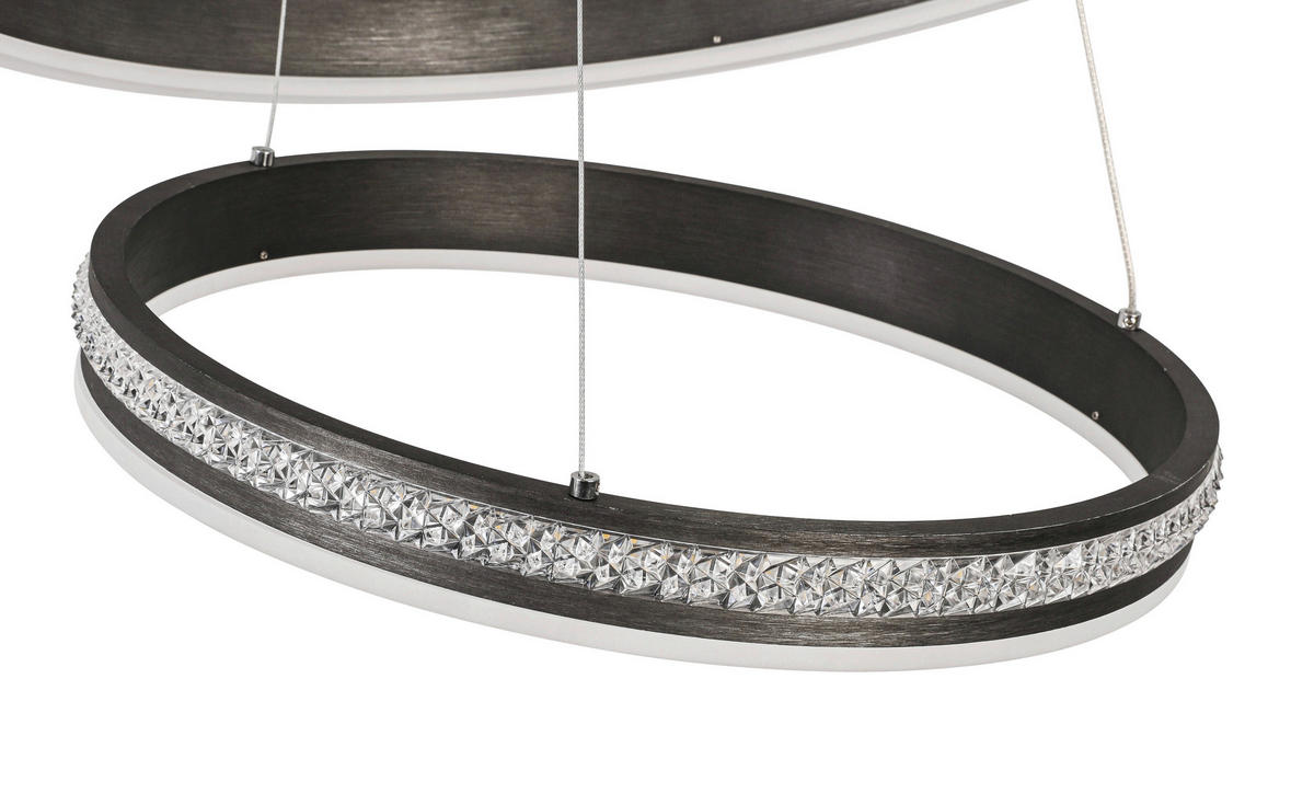 VISEČA LED-SVETILKA   40 W/5600 lm/4000 K/220-240 V/ - črna, Basics, kovina/umetna masa (60/120cm) - Ambiente