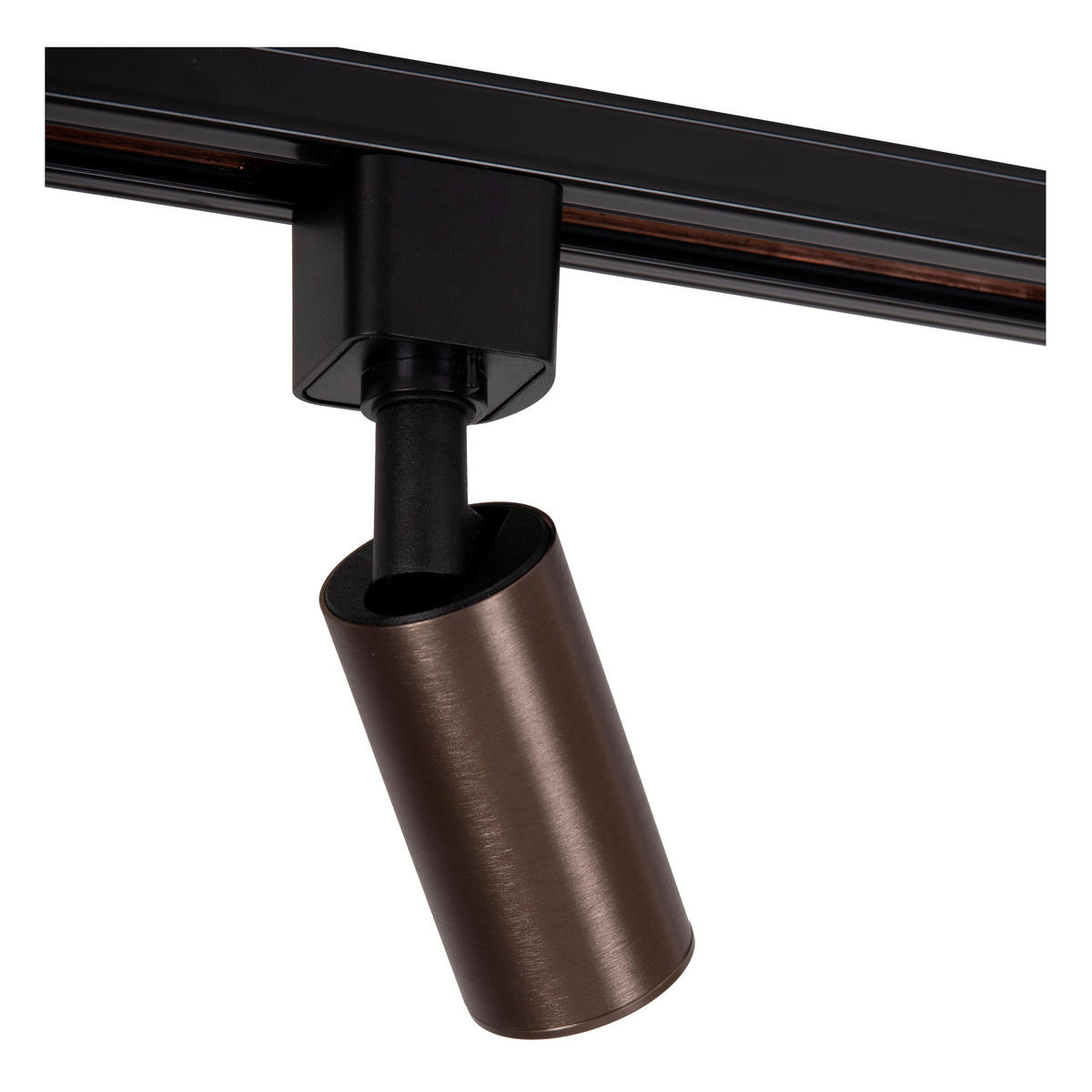 SCHIENENSYSTEM Track 4/4.6/14.3 cm   - Cappuccino, Basics, Metall (4/4.6/14.3cm) - Lucide