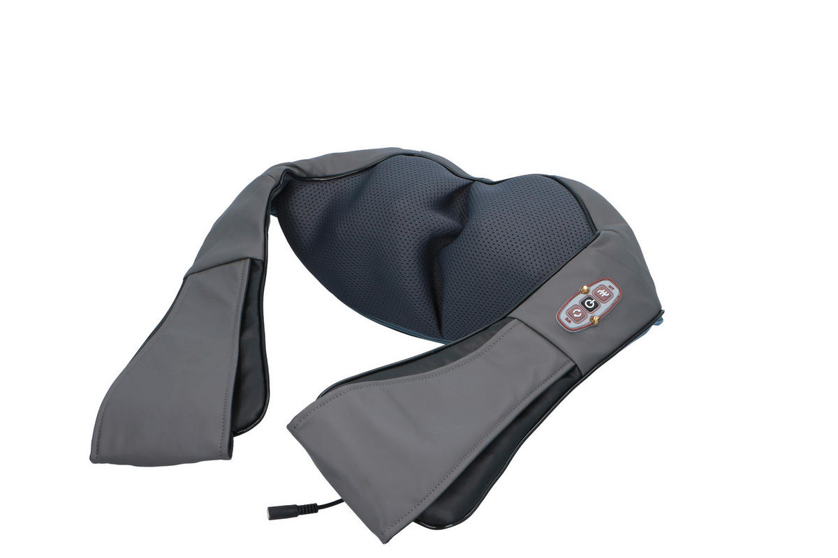 NACKENMASSAGEGERÄT - Grau, KONVENTIONELL, Kunststoff (18/17.5/14.5cm) - Grundig