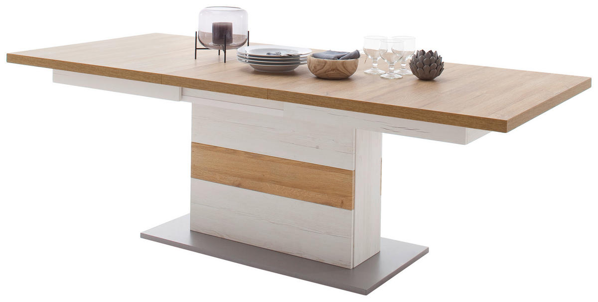 ESSTISCH in Holzwerkstoff 180-280/100/77 cm  - Eichefarben/Pinienfarben, Design, Holzwerkstoff (180-280/100/77cm) - MID.YOU