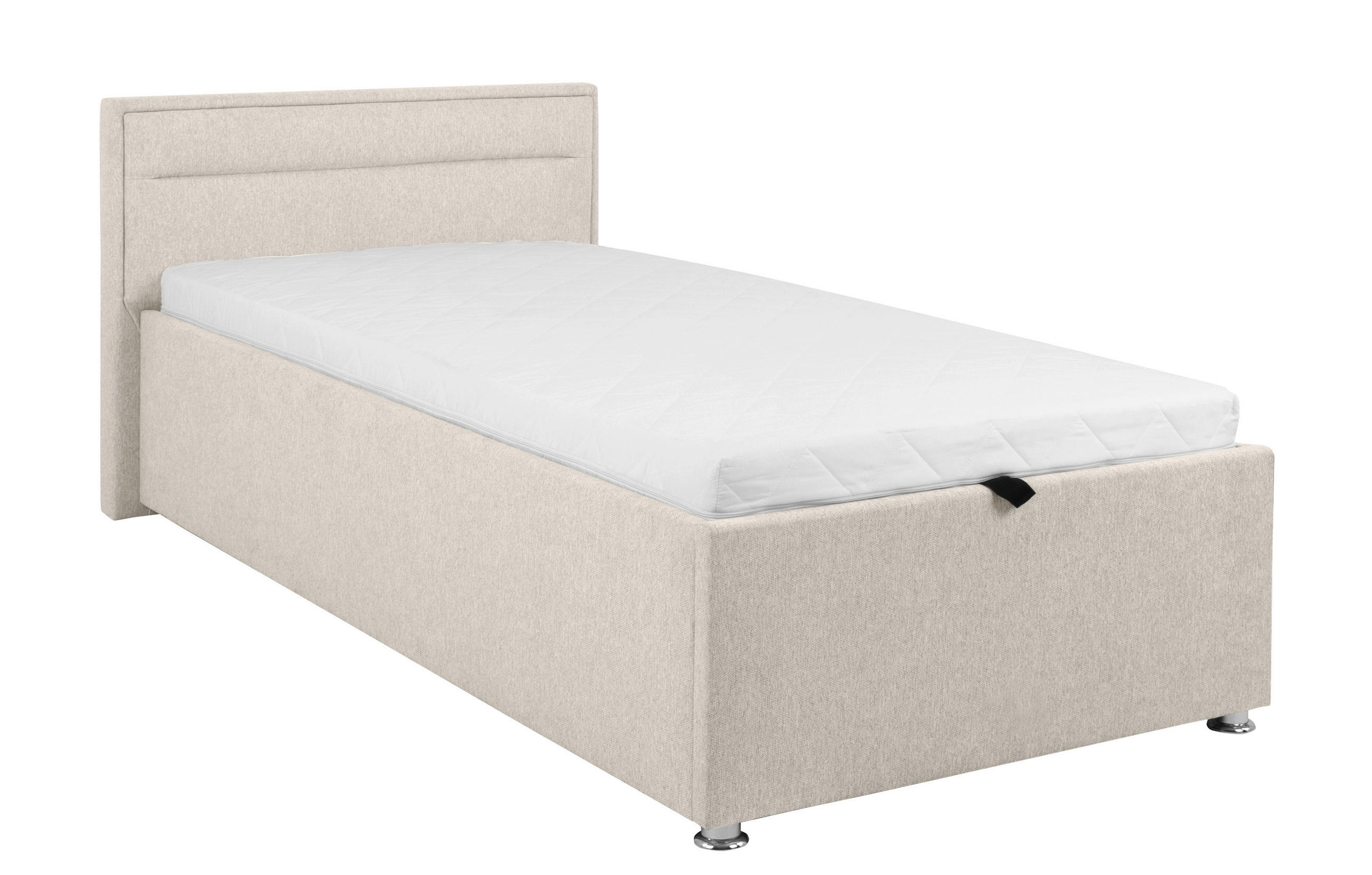 POLSTERBETT Lattenrost, Bettkasten Naturfarben 90/200 cm  - Naturfarben, MODERN, Holz/Kunststoff (90/200cm) - MID.YOU