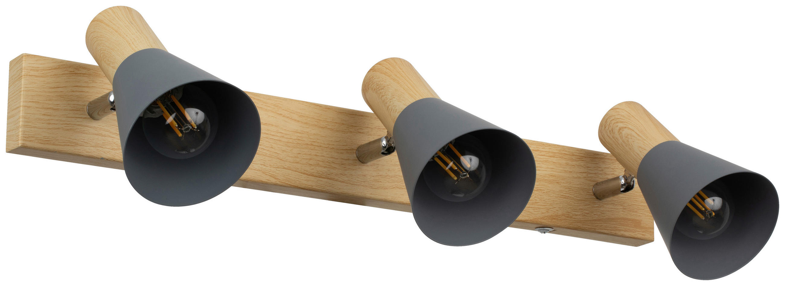 DECKENLEUCHTE    50/11,5/12,5 cm  - Grau, Trend, Metall (50/11,5/12,5cm) - Novel