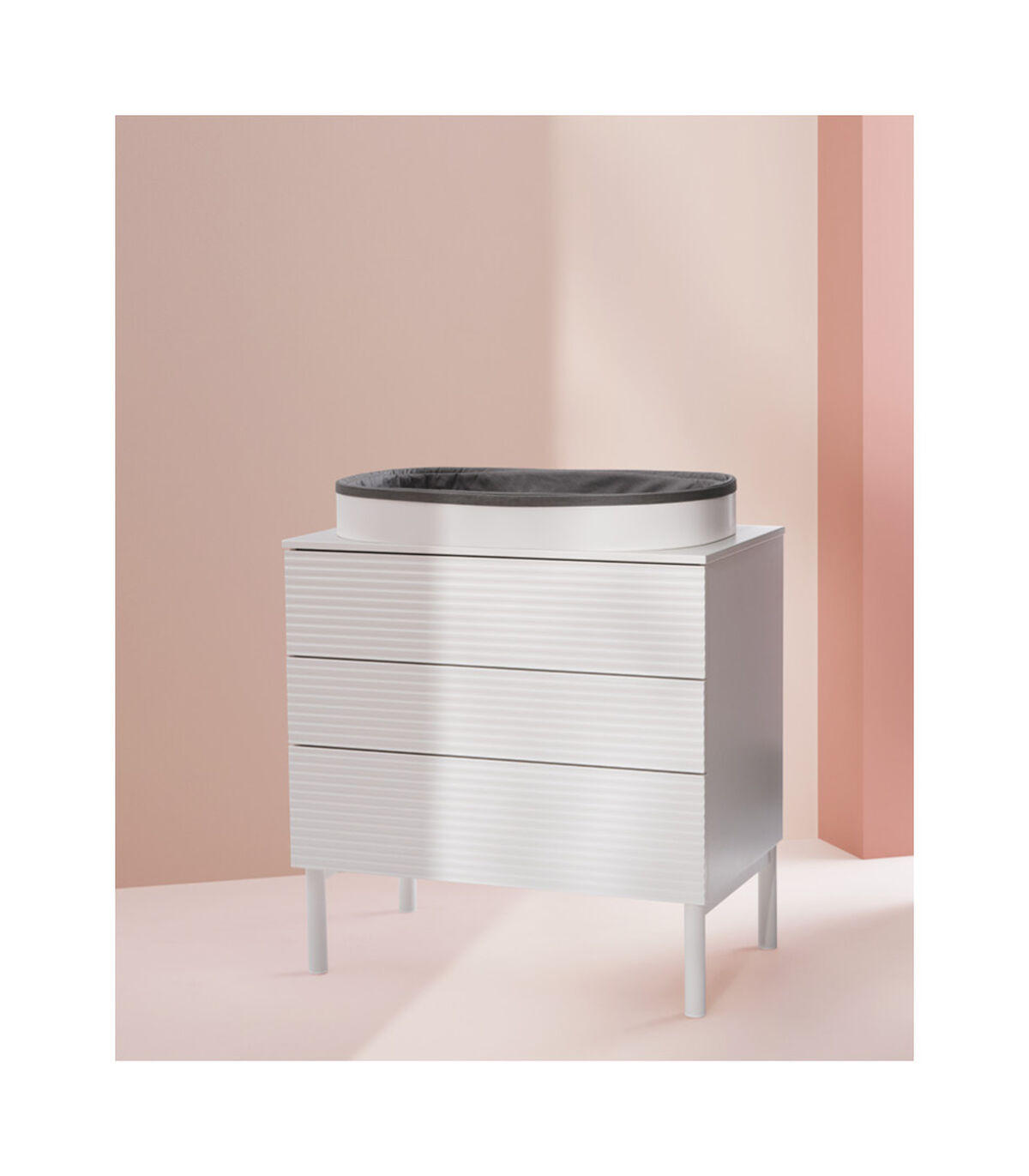 WICKELKOMMODE Sleepi Dresser 73/88/50 cm  - Buchefarben/Weiß, Basics, Holz/Holzwerkstoff (73/88/50cm) - Stokke