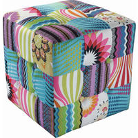 TABURE 40/40/40 cm  višebojna  - višebojna, Dizajnerski, drvo/tekstil (40/40/40cm) - Hom`in