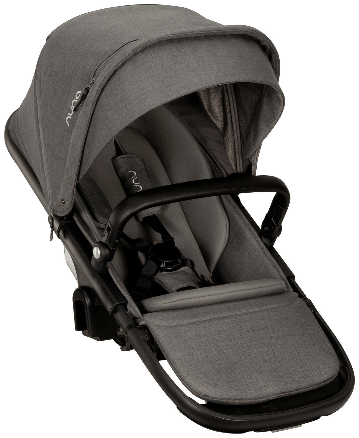 GESCHWISTERWAGEN Demi next  - Schwarz, Basics, Metall (63/123/83cm) - Nuna