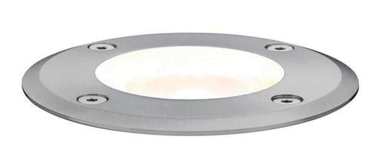 LED-AUßENLEUCHTE 10,8 cm  - Edelstahlfarben, Basics, Metall (10,8cm) - Paulmann