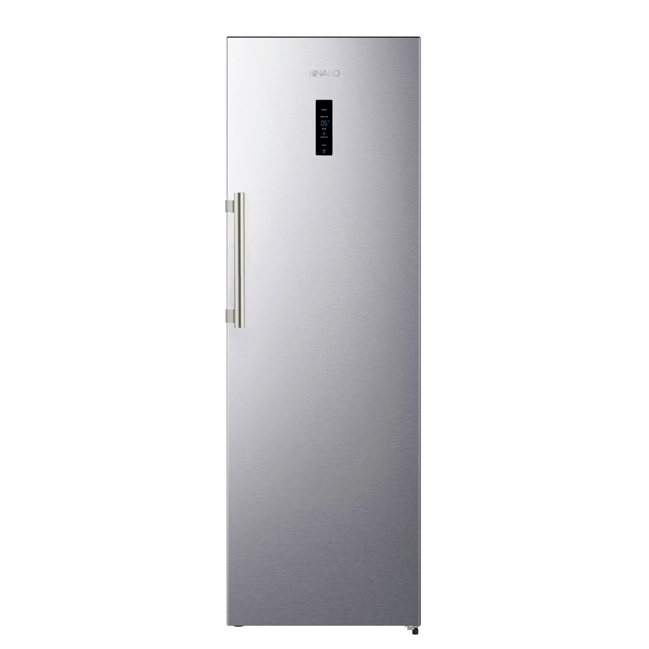KÜHLSCHRANK 59,5/185,5/63 cm KT 3690  - Edelstahlfarben, Metall (59,5/185,5/63cm) - Nabo