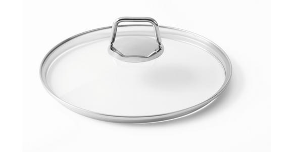 FLEISCHTOPF Perfect Cooking 5,5 l  - Klar/Edelstahlfarben, Basics, Glas/Metall (24/13,5cm) - Homeware Profession.