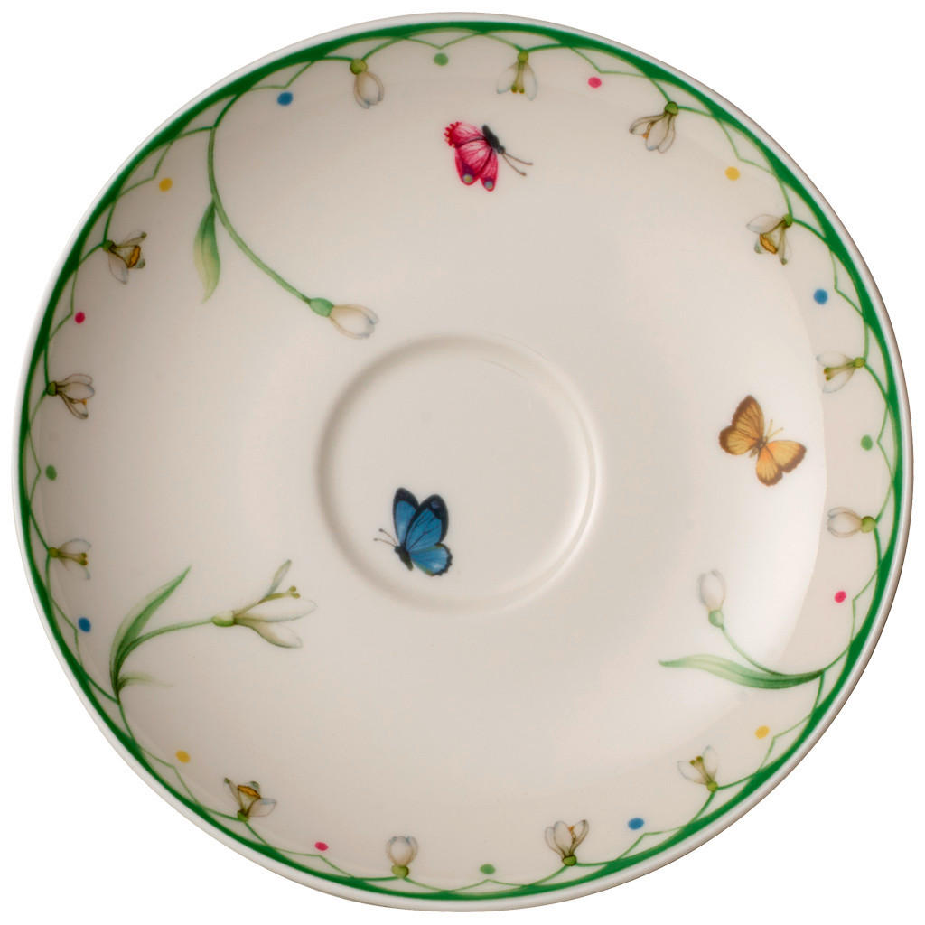 UNTERTASSE - Weiß/Grün, LIFESTYLE, Keramik (14cm) - Villeroy & Boch