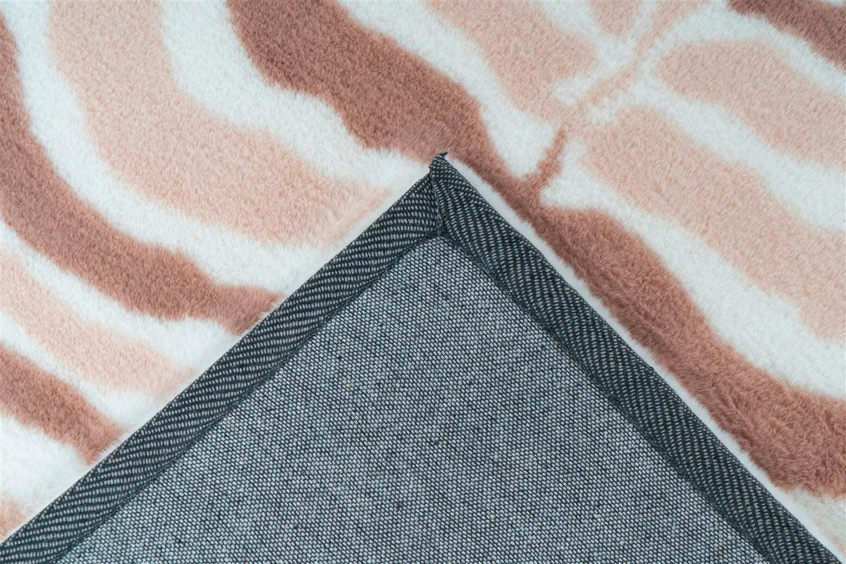 HOCHFLORTEPPICH 160/230 cm Creme, Taupe  - Taupe/Creme, KONVENTIONELL, Textil (160/230cm)