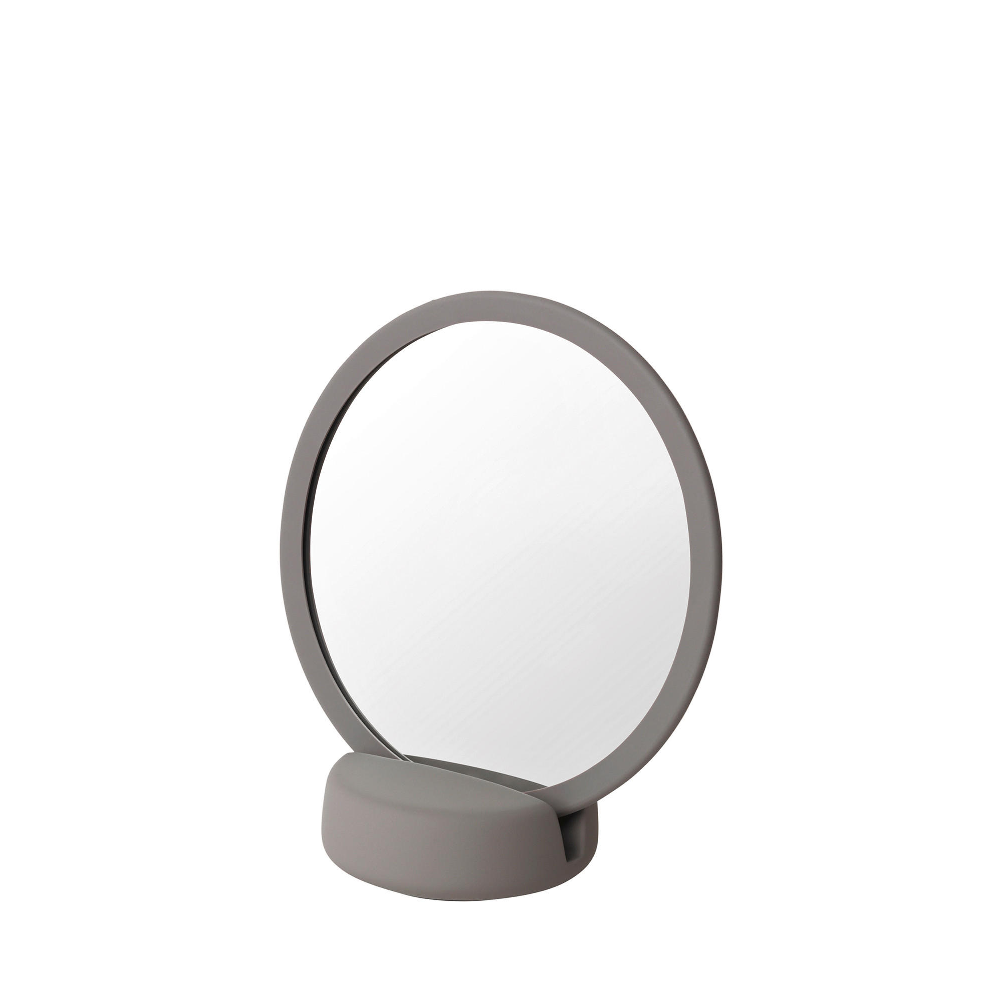 SCHMINKSPIEGEL  - Braun, Design, Keramik/Kunststoff (17/8,5/18,5cm) - Blomus