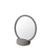 SCHMINKSPIEGEL  - Braun, Design, Keramik/Kunststoff (17/8,5/18,5cm) - Blomus
