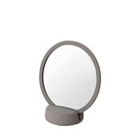 SCHMINKSPIEGEL  - Braun, Design, Keramik/Kunststoff (17/8,5/18,5cm) - Blomus