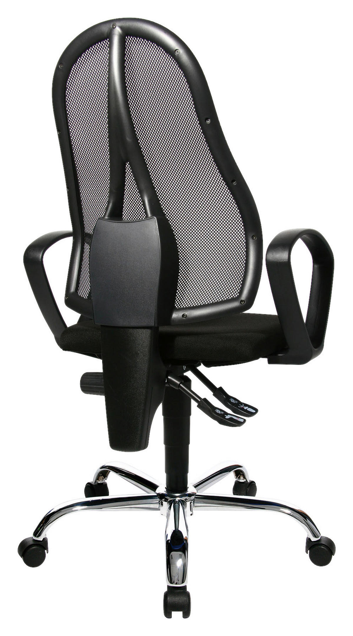 DREHSTUHL Schwarz  - Schwarz, Design, Kunststoff/Metall (48/103-111/48cm) - Topstar