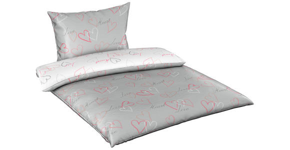 WENDEBETTWÄSCHE 140/200 cm - Grau, Trend, Textil (140/200cm) - Esposa