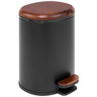 PEDALHINK trä, metall, plast   - svart, Basics, metall/trä (22/28,8/23,5cm) - Homeware