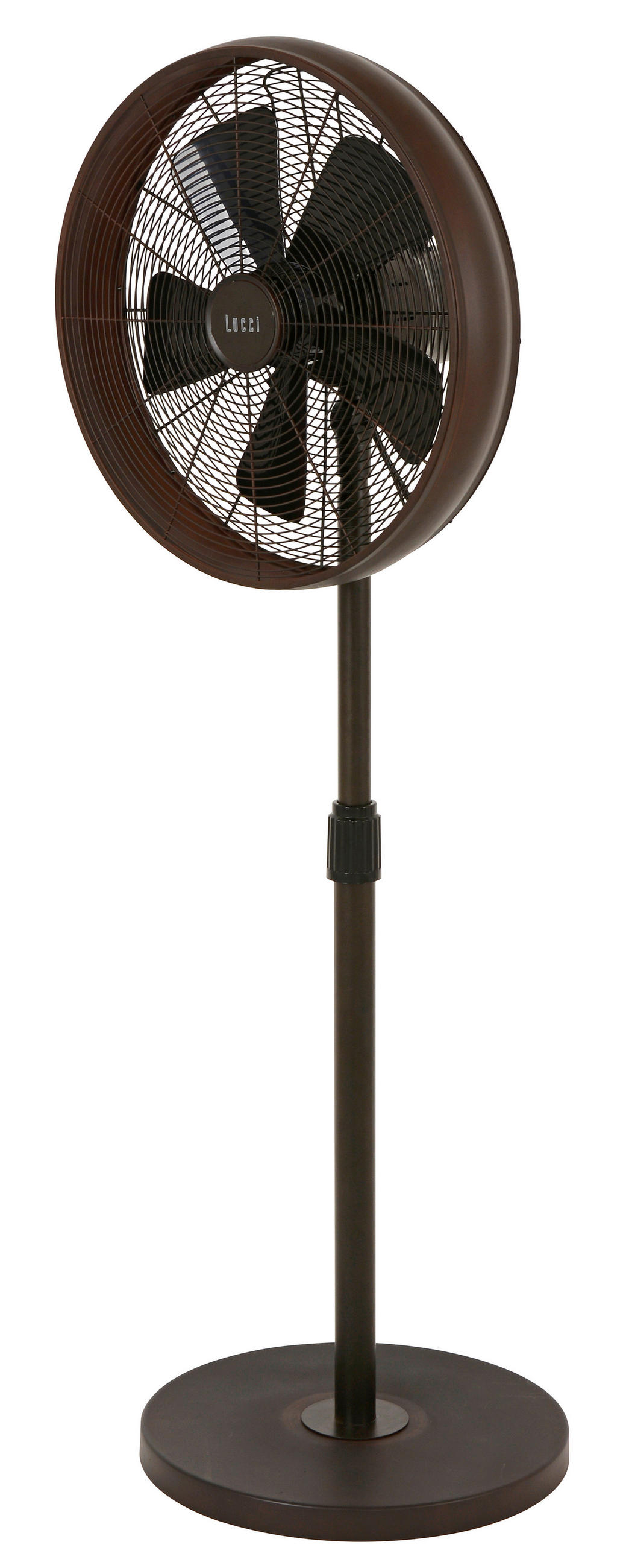STANDVENTILATOR - Bronzefarben, Basics, Metall (41/150/41cm)