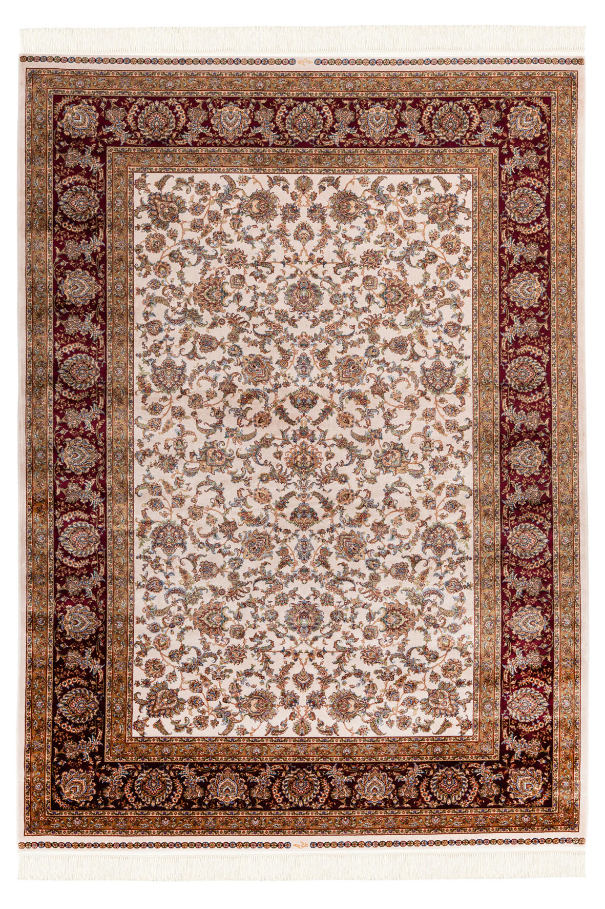 WEBTEPPICH 140/200 cm  - Hellbraun/Creme, Design, Textil (140/200cm) - Novel