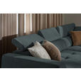 ECKSOFA in Struktur Dunkelgrau  284/205 cm  - Dunkelgrau/Schwarz, Design, Kunststoff/Textil (284/205cm) - Xora