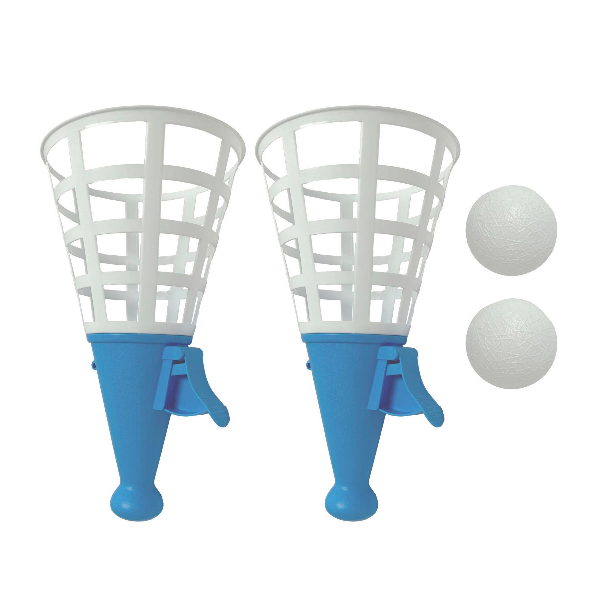 OUTDOORSPIEL XXL Fangballspiel Blau, Weiß  - Blau/Weiß, Basics, Kunststoff (20/34/20cm) - alldoro