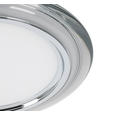LED-DECKENLEUCHTE 45/6 cm   - Chromfarben/Transparent, Design, Kunststoff/Metall (45/6cm) - Novel