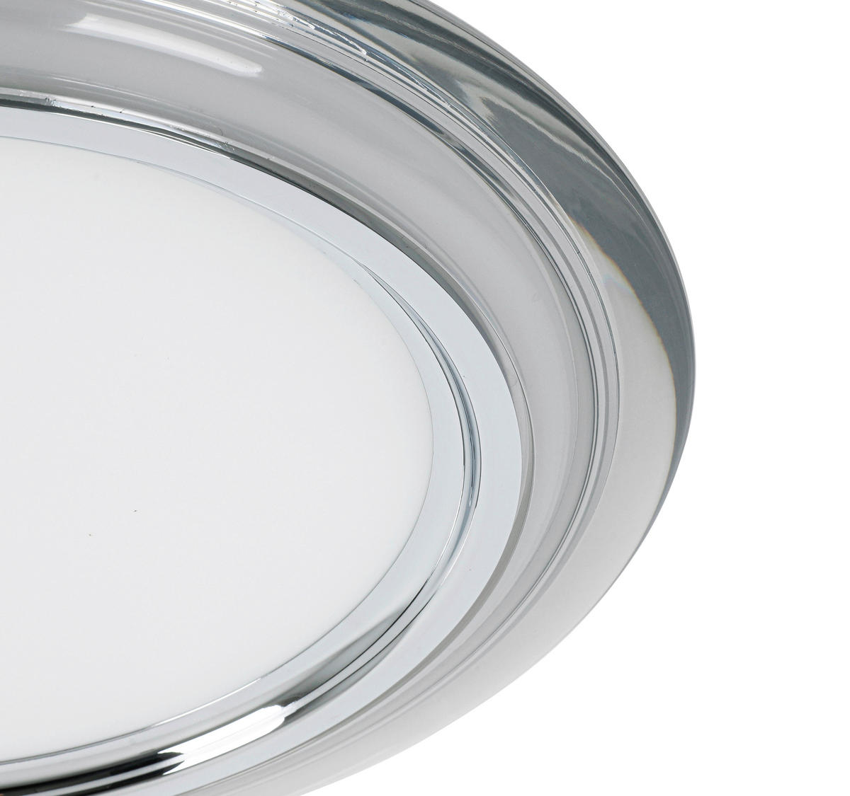 LED-TAKLAMPA Macon 36 W  - vit/kromfärg, Design, metall/plast (45cm) - Novel