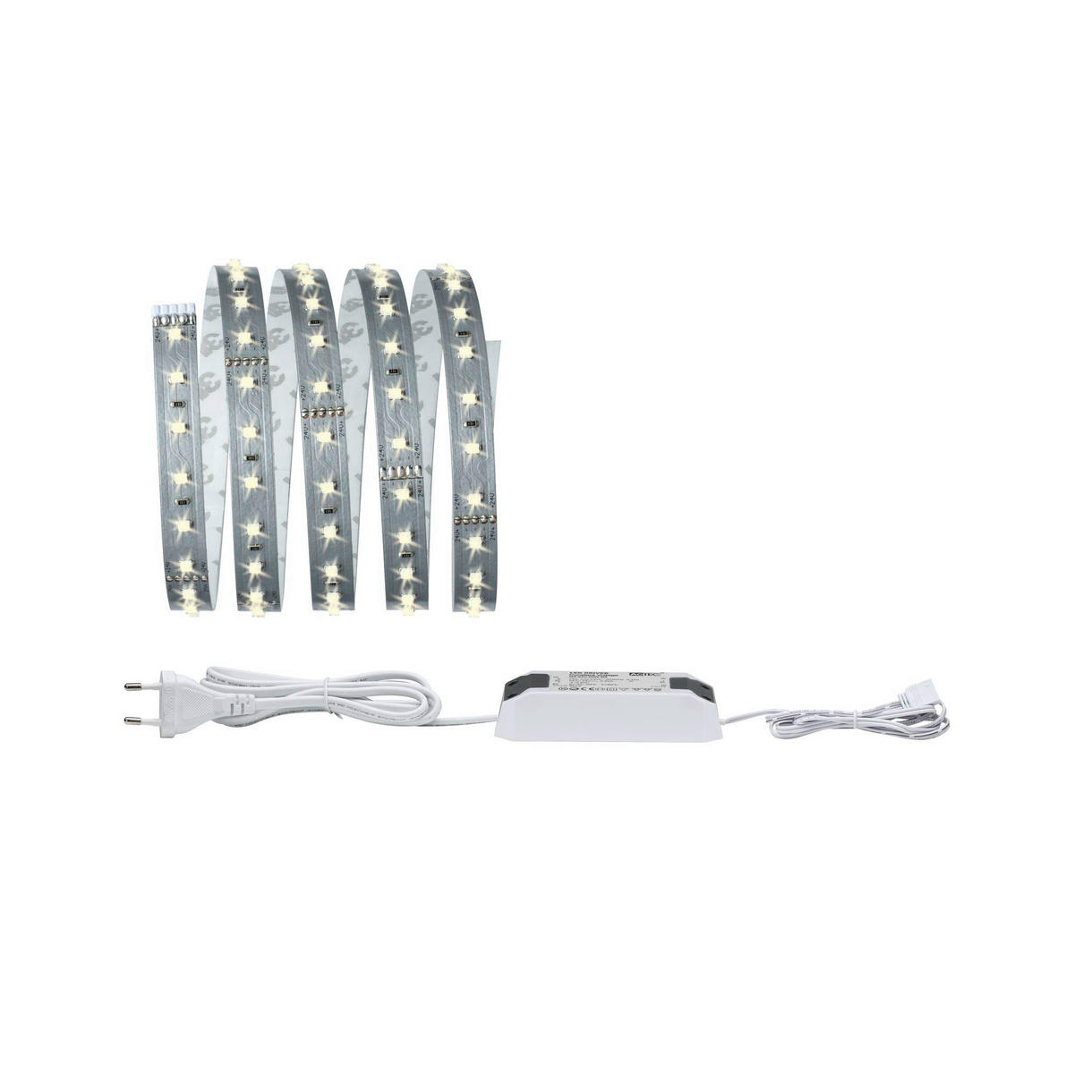 LED-STRIP 70577   - Silberfarben, Basics, Metall (0,3cm) - Paulmann