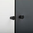 BEISTELLREGAL 60/180/30 cm  - Eichefarben/Schwarz, Design, Holzwerkstoff/Metall (60/180/30cm) - Carryhome