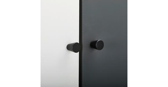 BEISTELLREGAL 60/180/30 cm  - Eichefarben/Schwarz, Design, Holzwerkstoff/Metall (60/180/30cm) - Carryhome