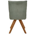 STUHL in Holz, Textil Waldgrün  - Waldgrün/Wildeiche, Design, Holz/Textil (47/87/62cm) - Johann Jakob