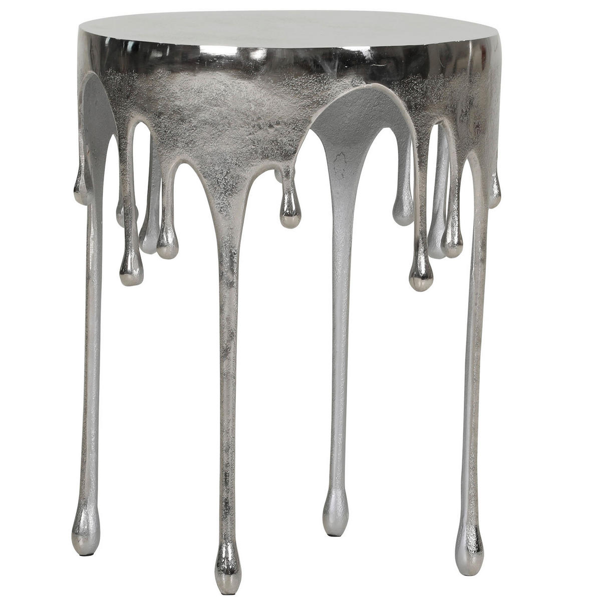 SIDOBORD i metall 43/43/56 cm  - silver, Modern, metall (43/43/56cm) - Ambia Home