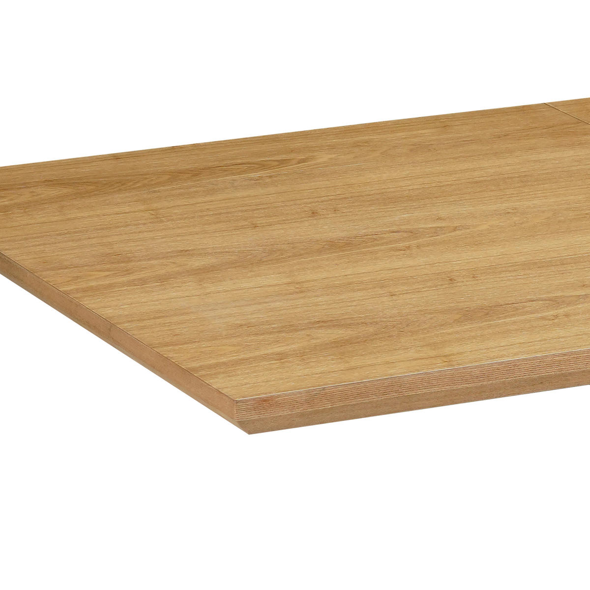 MATBORD svart, ekfärgad rektangulär  utdragbar  - svart/ekfärgad, Modern, metall/trämaterial (140-180/90/76cm) - Carryhome