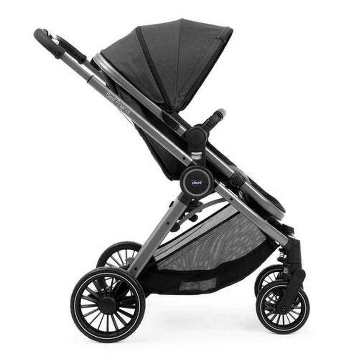 KINDERWAGEN BEST FRIEND PRO  - Schwarz, Basics, Textil/Metall (60/95/106cm) - Chicco