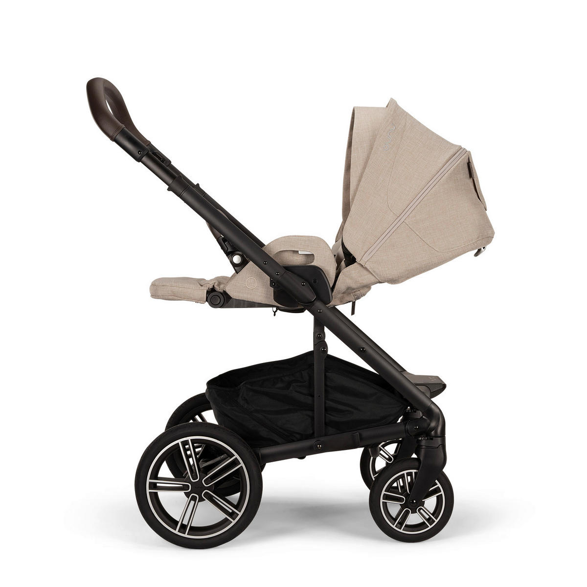 KINDERWAGENSET  MIXX NEXT  BISCOTTI  - Beige/Schwarz, Basics, Kunststoff/Textil (60/110/82cm) - Nuna