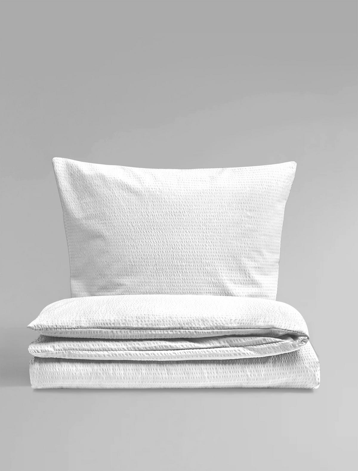 BETTWÄSCHE Seersucker 240/220 cm  - Weiß, Basics, Textil (240/220cm) - Bierbaum