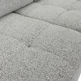 Ecksofa mit Funktion Greige Flachgewebe Zierkissen, Rückenkissen, Bettkasten, Schlaffunktion, Rücken echt, Liegefläche im Originalstoff  - Greige/Schwarz, KONVENTIONELL, Kunststoff/Textil (277/190cm) - Carryhome