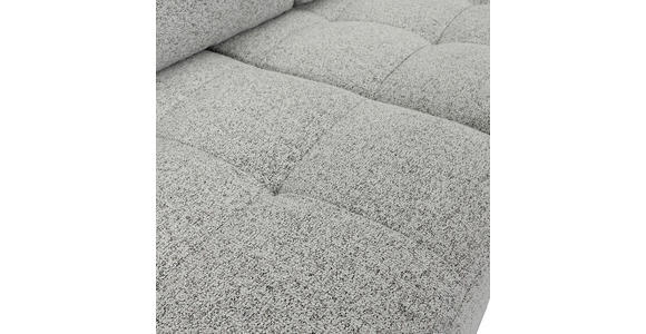 Ecksofa mit Funktion Greige Flachgewebe Zierkissen, Rückenkissen, Bettkasten, Schlaffunktion, Rücken echt, Liegefläche im Originalstoff  - Greige/Schwarz, KONVENTIONELL, Kunststoff/Textil (277/190cm) - Carryhome