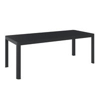 ZÁHRADNÝ STÔL, kov, 150-210/90/75 cm - antracitová, Modern, kov (150-210/90/75cm) - Ambia Garden