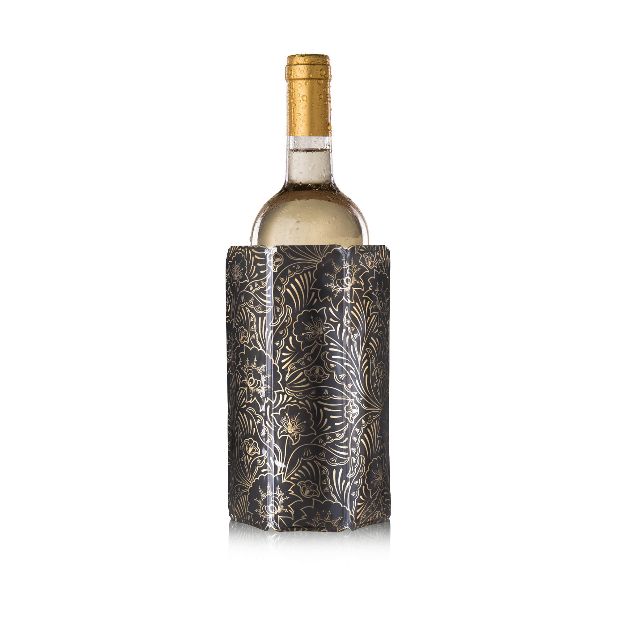 RASHLAĐIVAČ ZA VINO   - zlatna/crna, Osnovno, plastika (14.6/20.1/3.1cm) - Vacu Vin