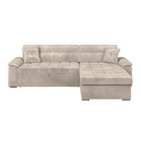 ECKSOFA Beige Zierkissen  - Beige, Trend, Textil (257/167cm) - Livetastic