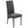STUHL Webstoff Anthrazit, Sonoma Eiche  - Anthrazit/Sonoma Eiche, KONVENTIONELL, Holz/Textil (47/102/57cm) - Carryhome