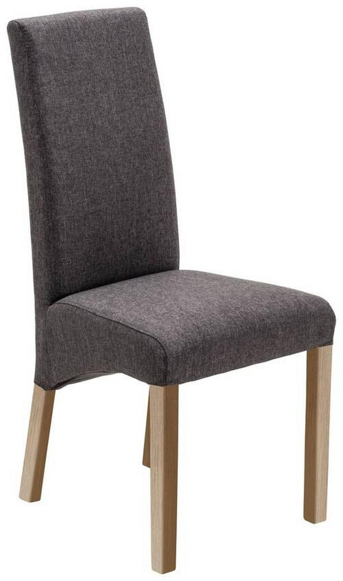 STUHL Webstoff Anthrazit, Sonoma Eiche  - Anthrazit/Sonoma Eiche, KONVENTIONELL, Holz/Textil (47/102/57cm) - Carryhome