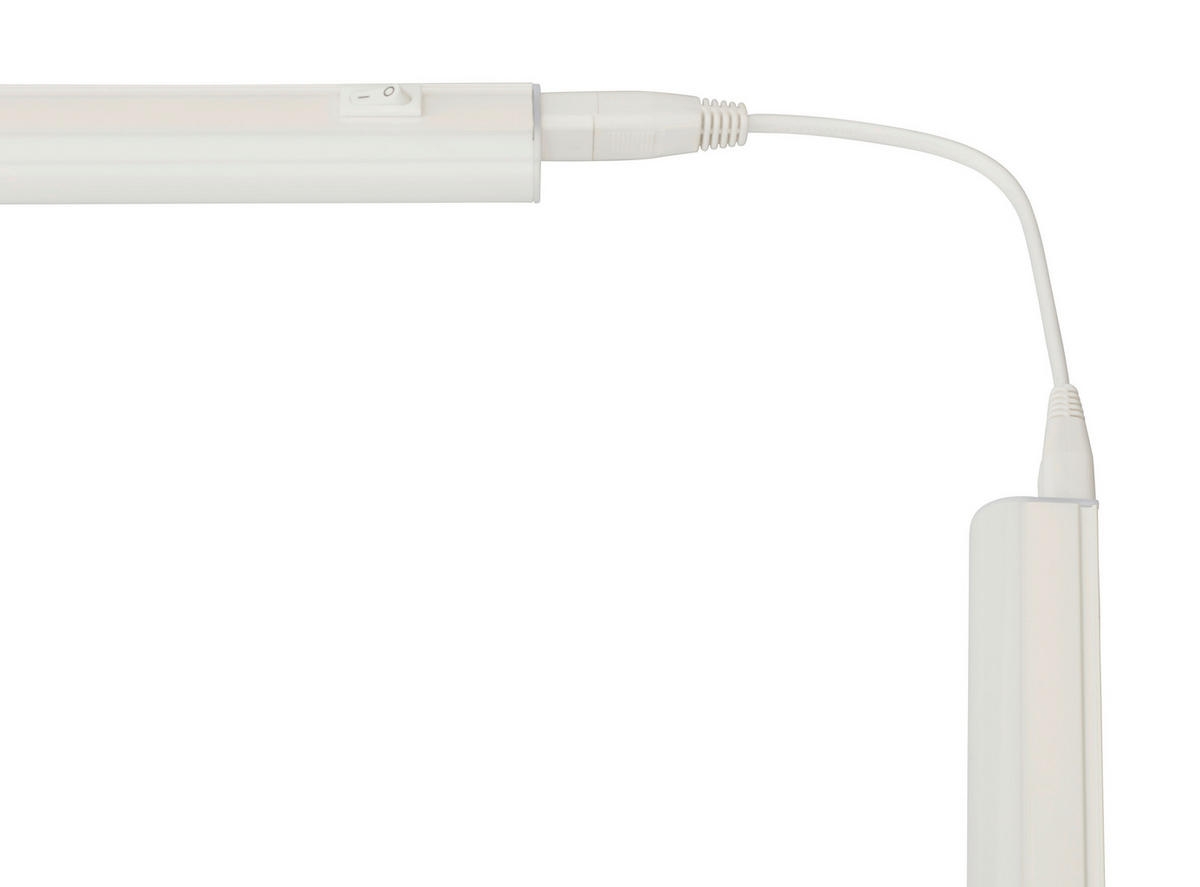 UNTERBAULEUCHTE 58,5/3/2,2 cm   - Weiß, KONVENTIONELL, Kunststoff (58,5/3/2,2cm)