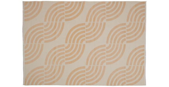 FLACHWEBETEPPICH 80/250 cm Waves Gelb  - Gelb, Trend, Textil (80/250cm) - Novel